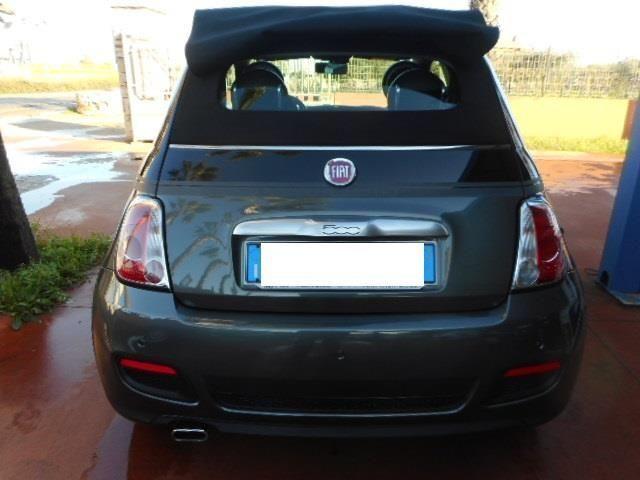 FIAT 500 C 1.2 GQ BICOLOR BLUE&ME INTERNI IN PELLE