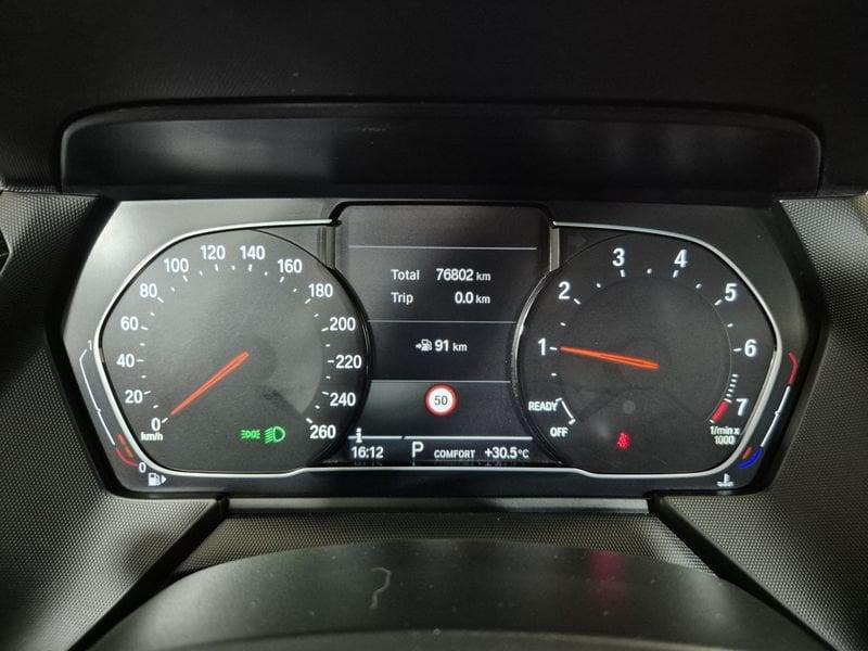 BMW Serie 1 F40 Benzina 118i Sport 140cv auto