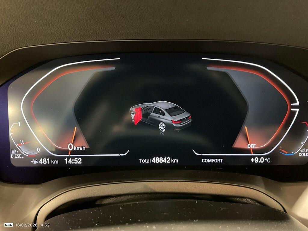 BMW 316D 122CV STEPTRONIC 48V BUSINESS ADVANTAGE ( FARI LED - BMW DIGITAL COCKPIT - PELLE - NAVI - MIRROR - PDC )