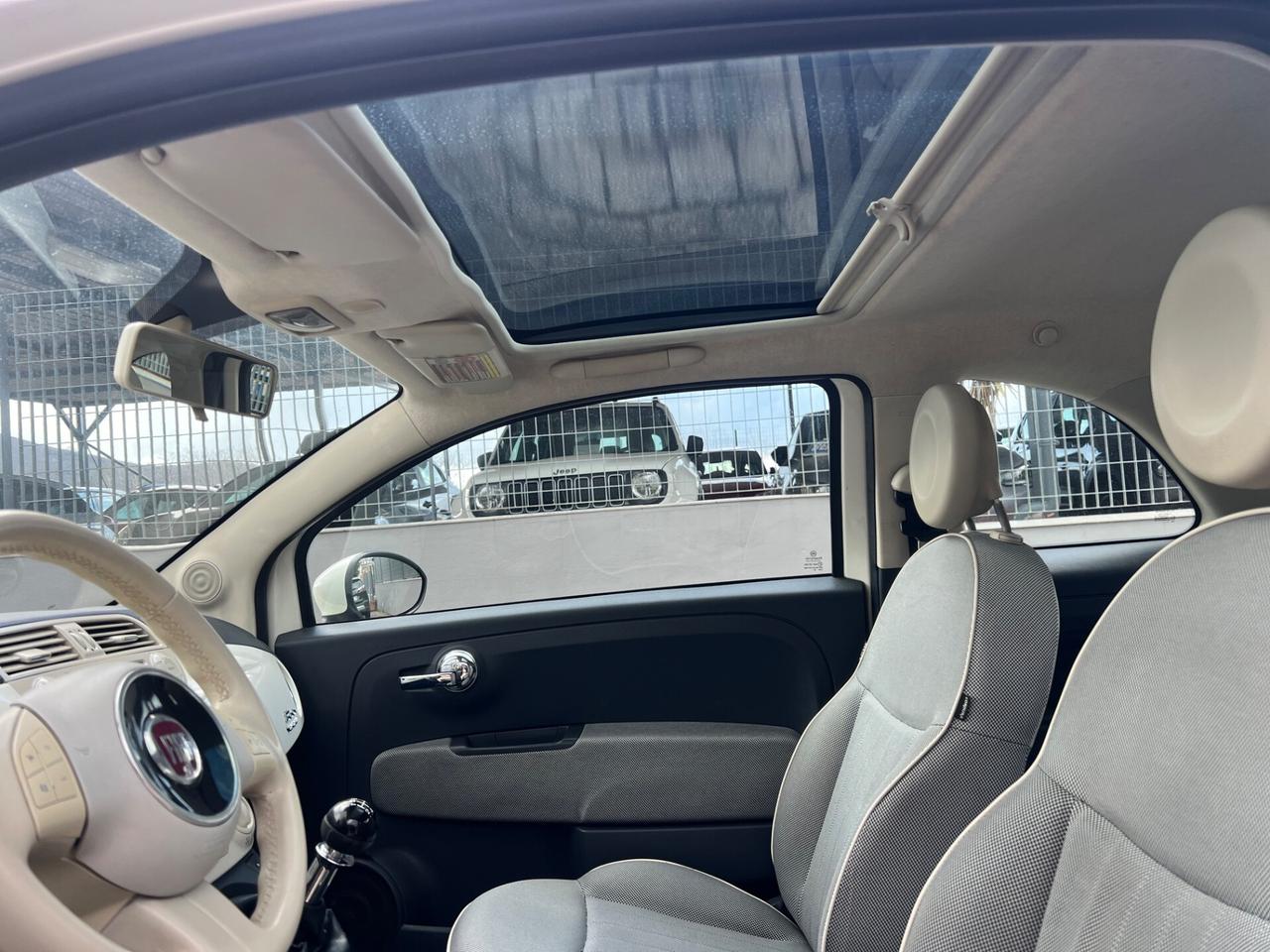 Fiat 500 1.2 benzina 69cv tetto panoramico Lounge