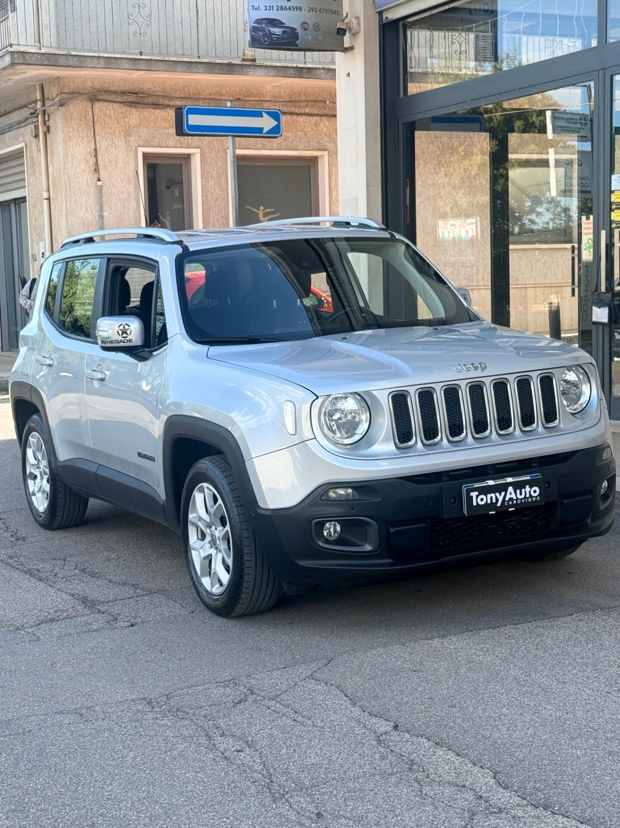 Jeep Renegade 1.4 GPL Limited 140cv NAVI,BLOCK SHAFT ,ANDROID AUTO,SENS.PARK.KM CERTIFICATI,UNI PROP.