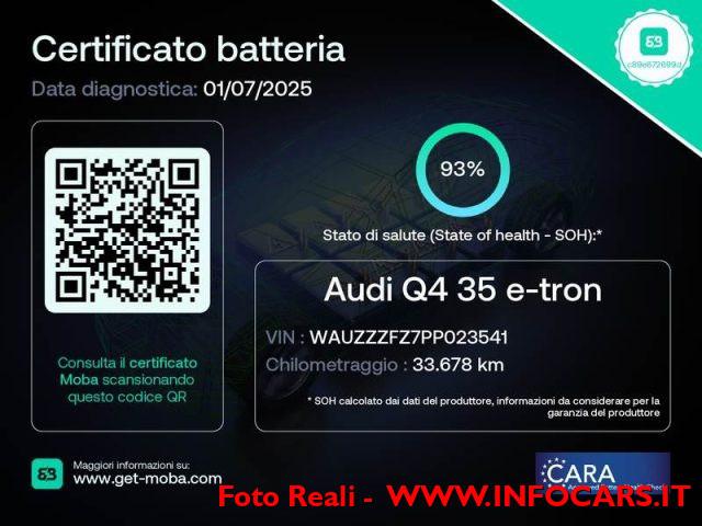 AUDI Q4 e-tron Q4 35 e-tron 100% ELETTRICA NEOPATENTATI