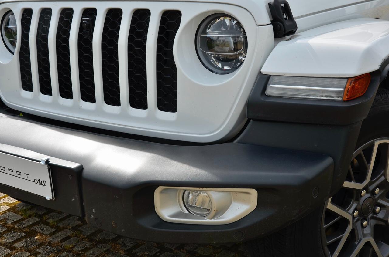 JEEP WRANGLER UNLIMITED 2.0 PHEV SAHARA 4xe 380cv AUTO, IVA COMPRESA, UFF ITALIANA, HI-FI ALPINE, FARI LED, PERMUTE