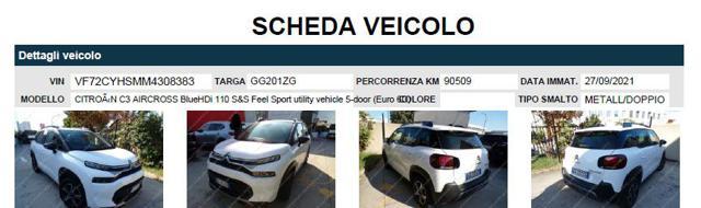 CITROEN C3 Aircross BlueHDi 110 S&S Live