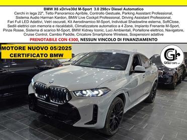 BMW X6 30d xDrive M-Sport PRO Tetto Navi 360° C22" MSport