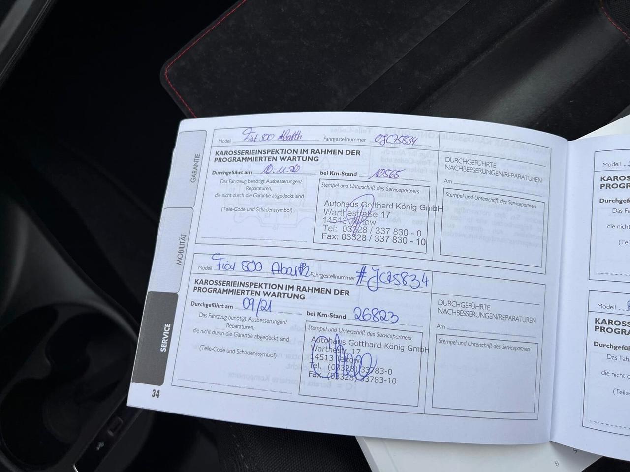 Abarth 595 1.4 Turbo T-Jet 160 CV Pista Cabrio