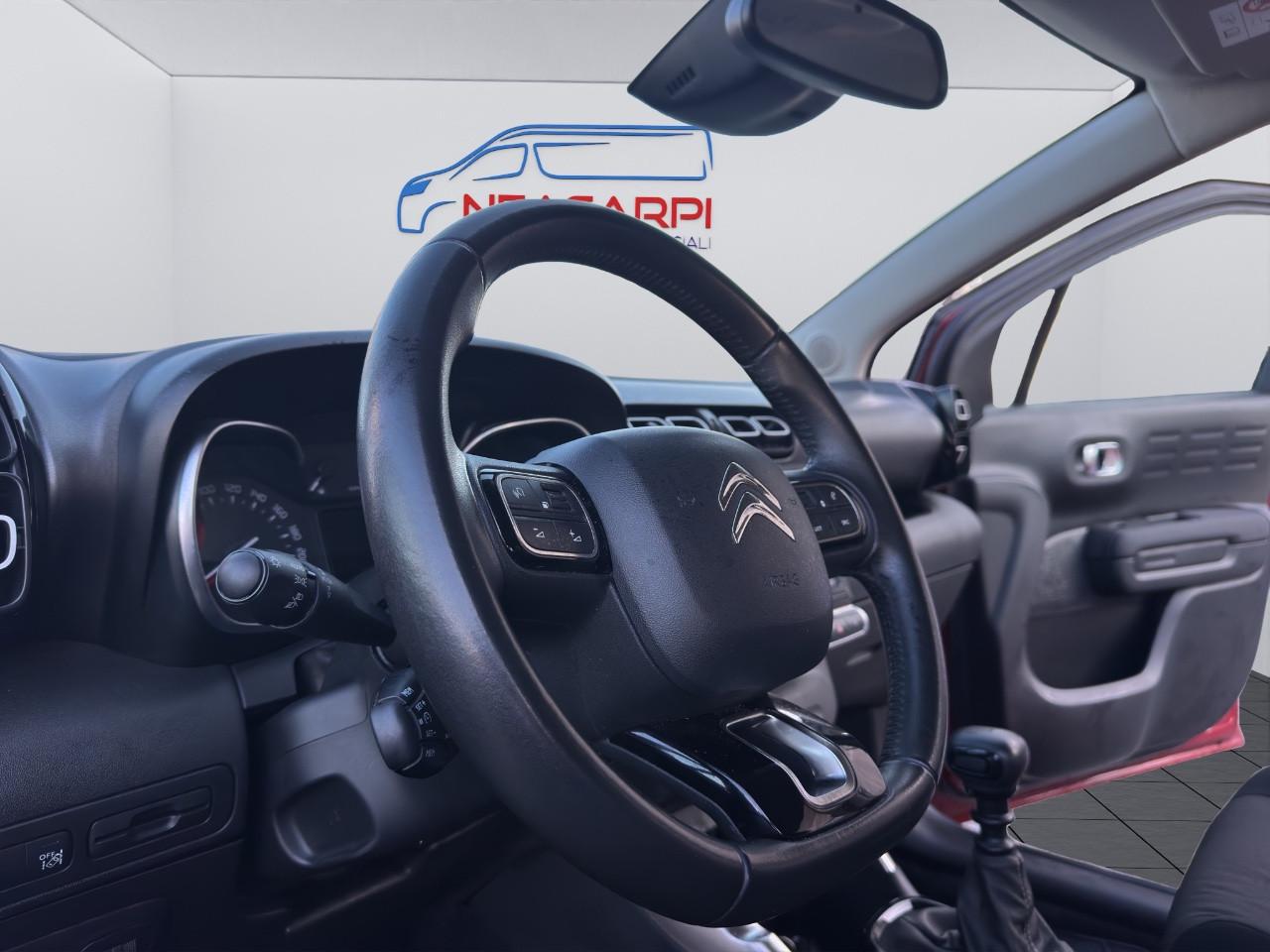 Citroen C3 Aircross CINGHIA APPENA FATTA-1.2 BICOLOR PURETECH SHINE PACK 110 CV-CERCHI 17-SENSORI-NAVI-CRUISE-