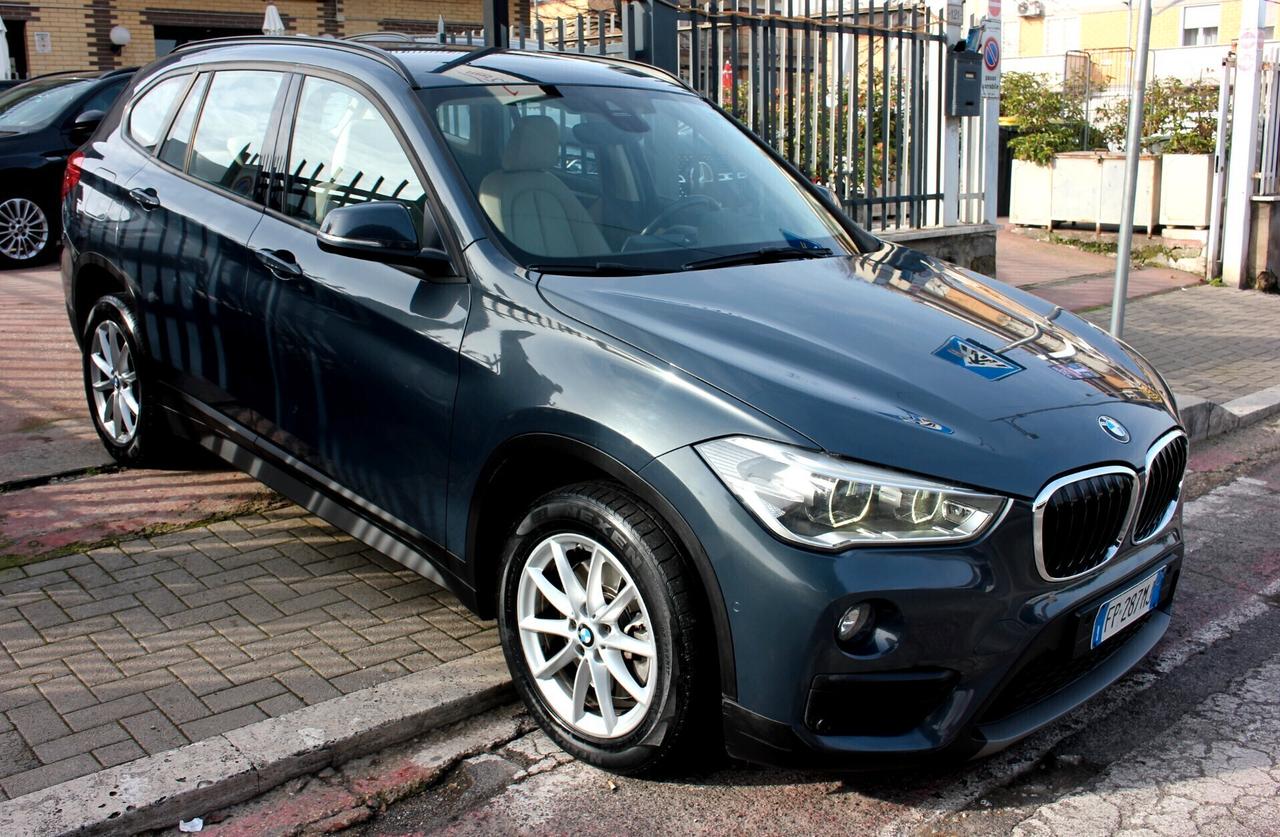 BMW X1 20d AUTOMATICO UNIPRO CRONO TAGLIANDI FULL LED TEC