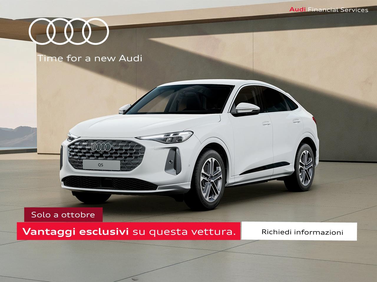 Audi Q5 sportback 2.0 tdi mhev+ business advanced quattro 204cv s-tronic