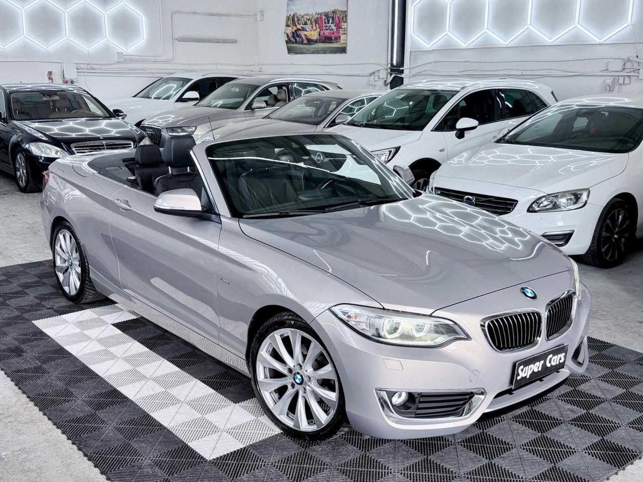 BMW 218d 150CV Cabrio Luxury EURO6 NEOPATENTATI