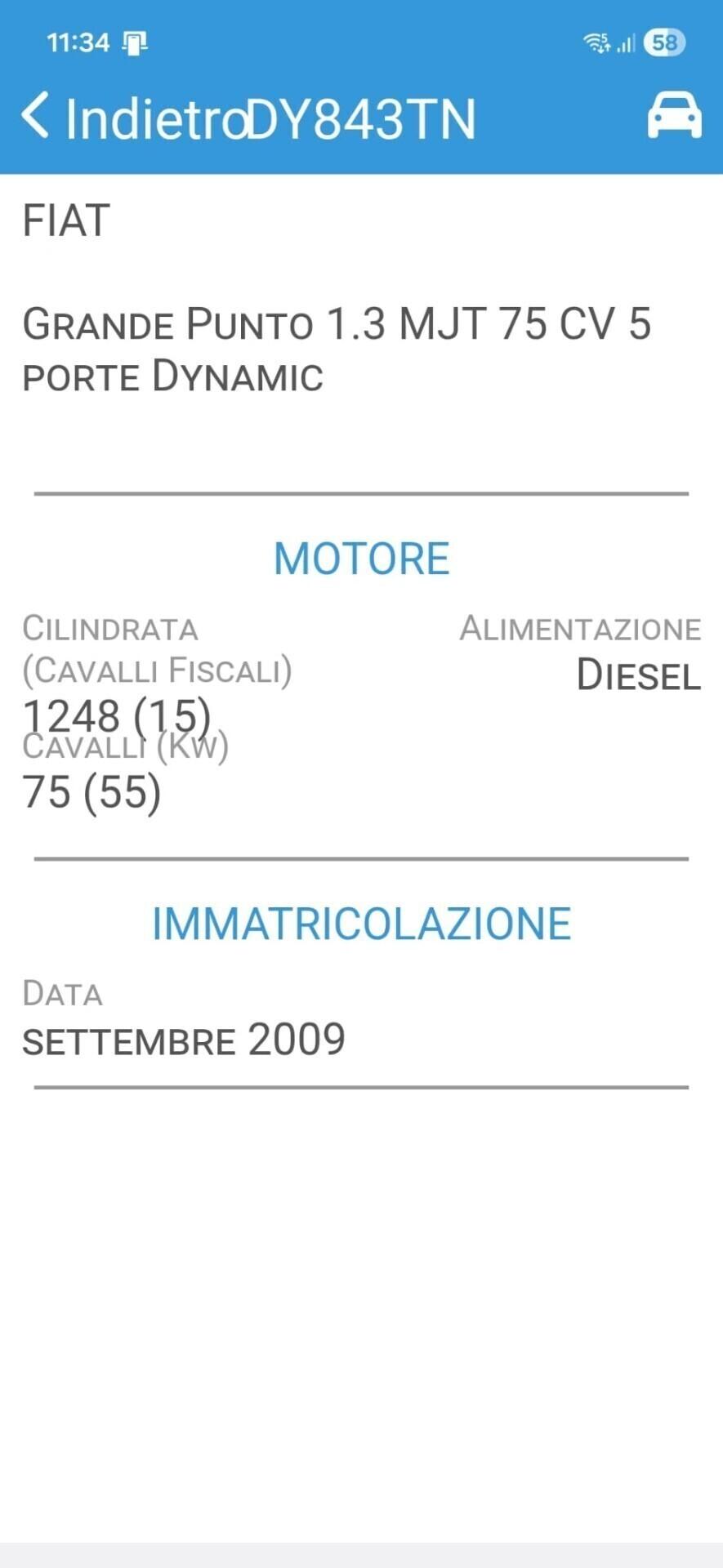 FIAT PUNTO 1,3-CATENA DIST+TAGLIAN+FRIZIONE NUOVI