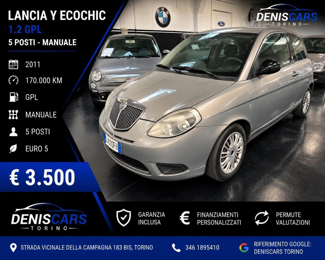 Lancia Ypsilon 1.4 Platinum Ecochic GPL