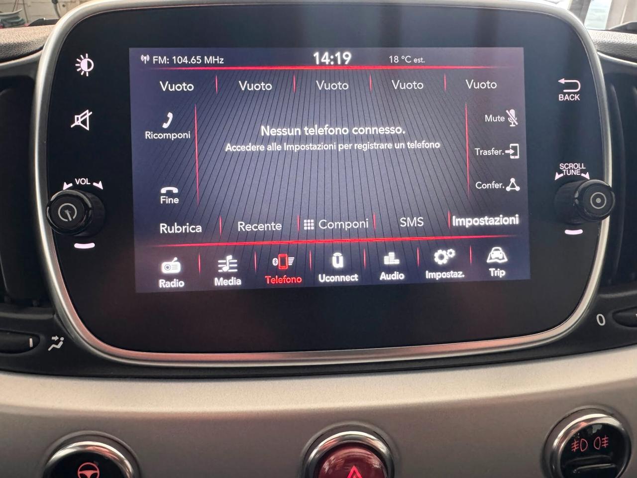 Fiat 500 C 1.0 70cv Hybrid My Connect