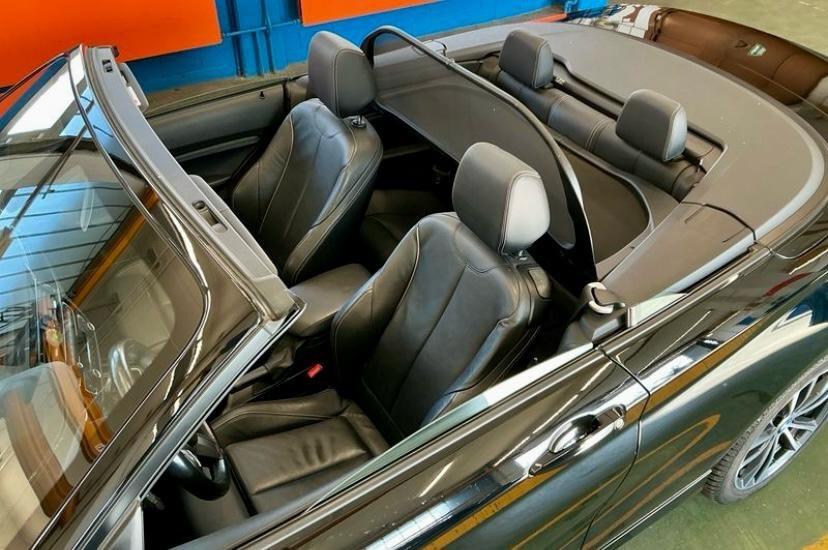 BMW 218i Cabrio Sportline – 136CV – NAVY PRO – PELLE NAPPA – TAGLIANDATA