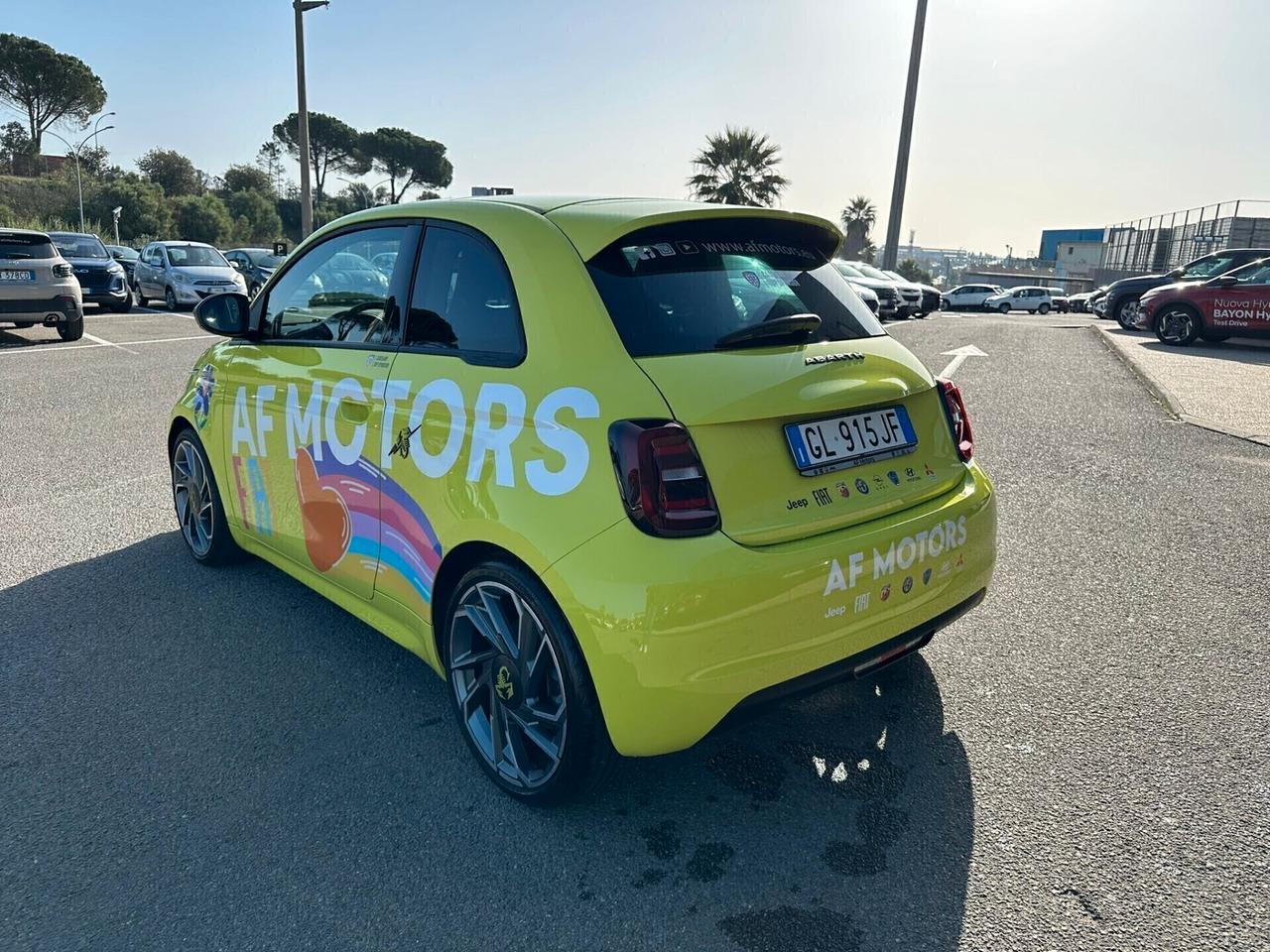 Fiat 500e abarth 595 HB berlina 150cv verde acido