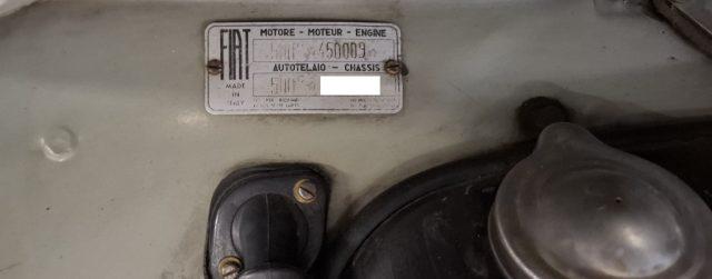 FIAT Topolino TRASFORMABILE*CRS*CERTIFICATO D'ORIGINE*TARGA TO