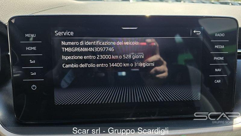 Skoda Kamiq 1.0 TSI 110 CV DSG Style 3 MESI DI FURTO INCENDIO ATTIVANDALIE ATMOSFERICI OMAGGIO