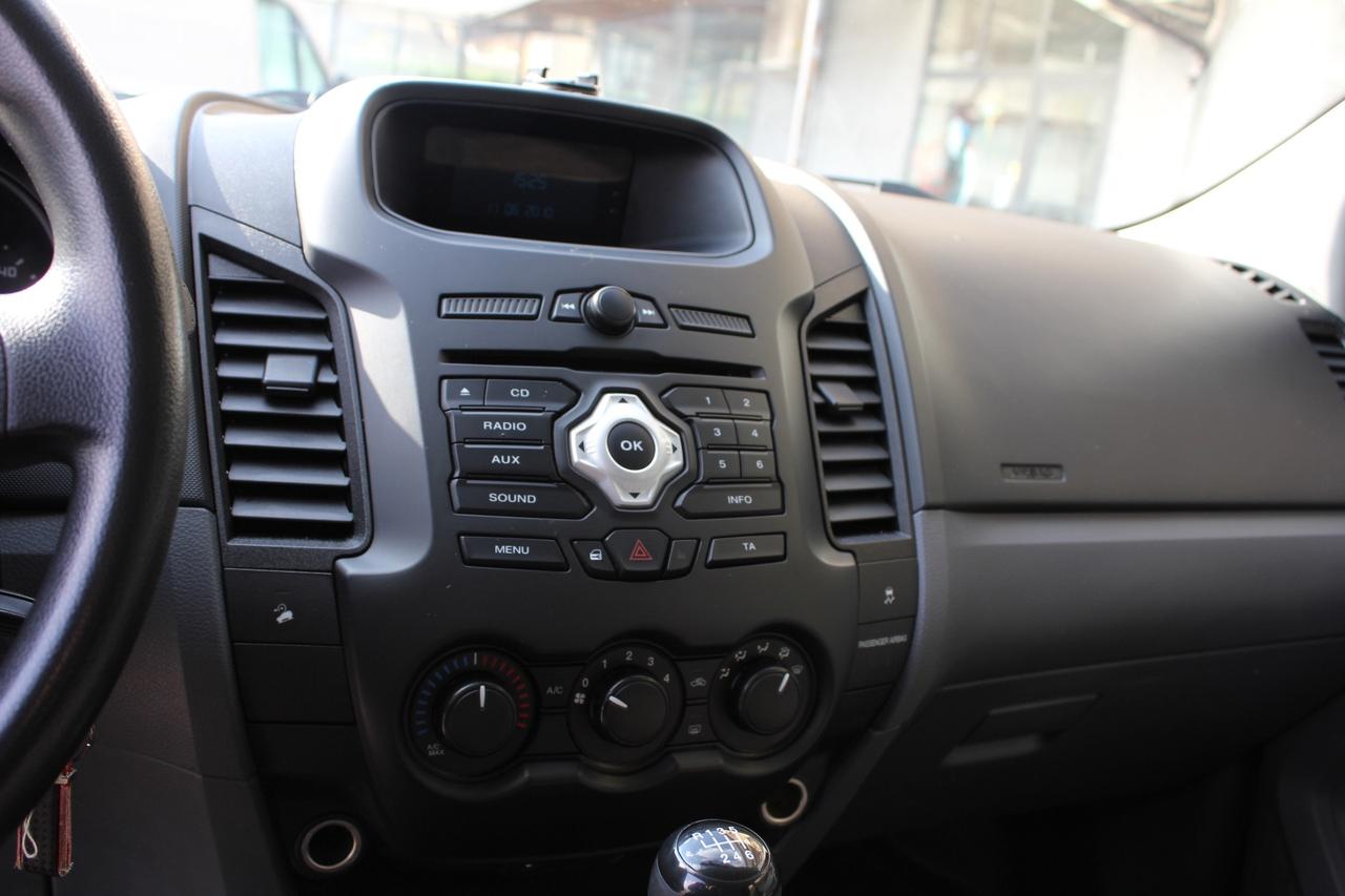 FORD RANGER 2.2 TDCI DOUBLE CAB XL HARD TOP CON TAPPARELLE LATERALI