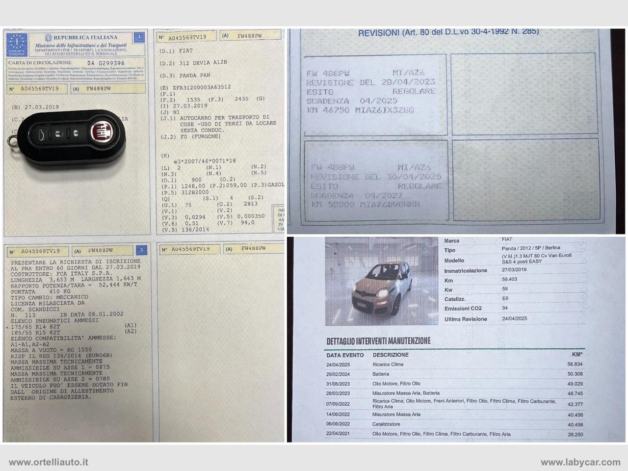 FIAT Panda 1.3 MJT S&S Easy Van 4 posti +IVA