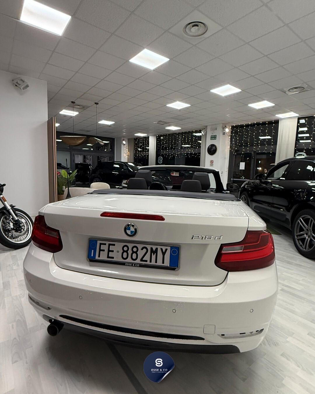 Bmw 218 218d Cabrio Sport