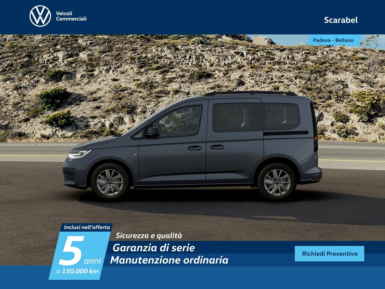 Volkswagen Caddy 1.5 phev 150cv life dsg
