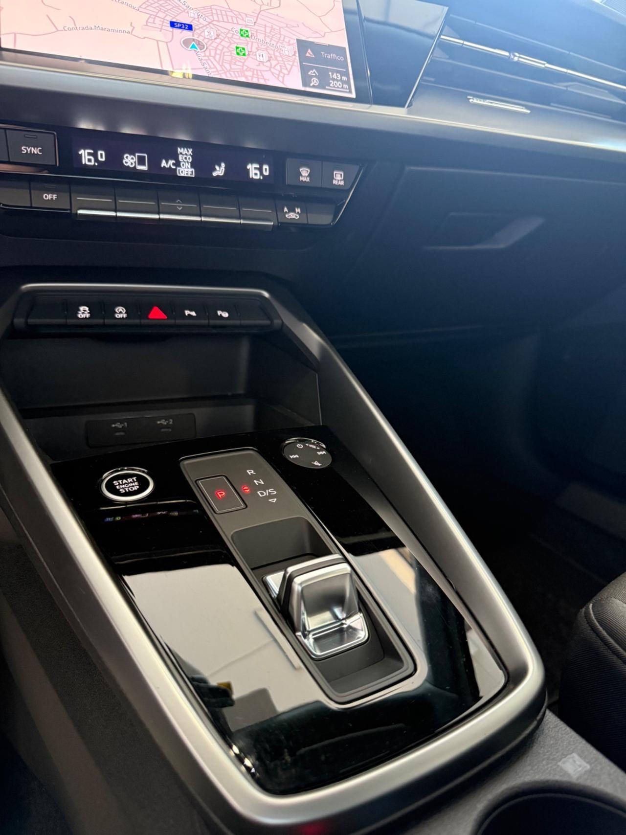 Audi A3 SPORTBACK 30 TDI s-tronic VIRTUAL COCKPIT,NAVI,FARI LED,APPLE CARPLAY, AZIENDALE ITALIA