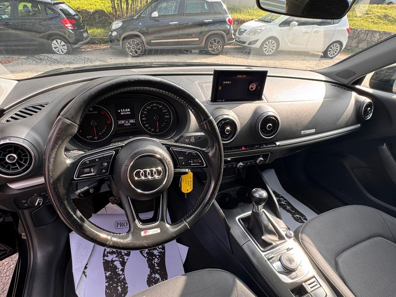 Audi A3 SPB 1.6TDI SPORT GARANZIA 1 ANNO