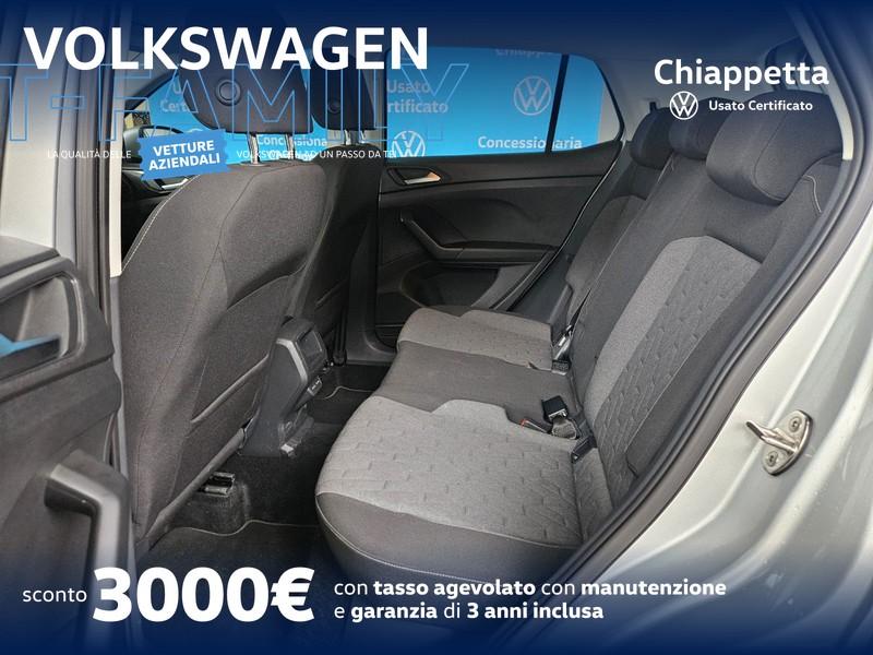 Volkswagen T-Cross 1.0 tsi life 95cv