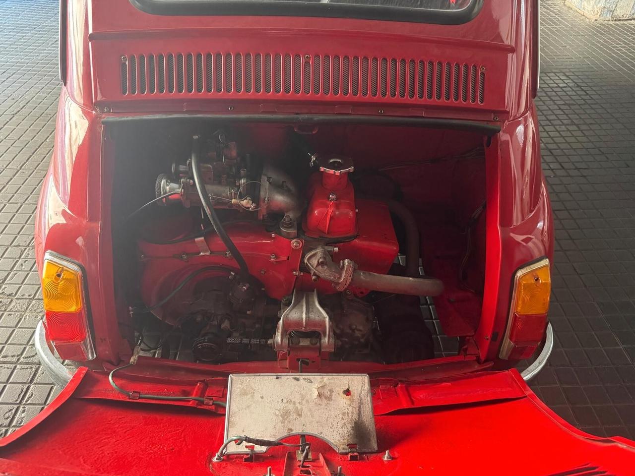Fiat 500 F PISTA CAMBIO SINCRONIZZATO MOTORE 600