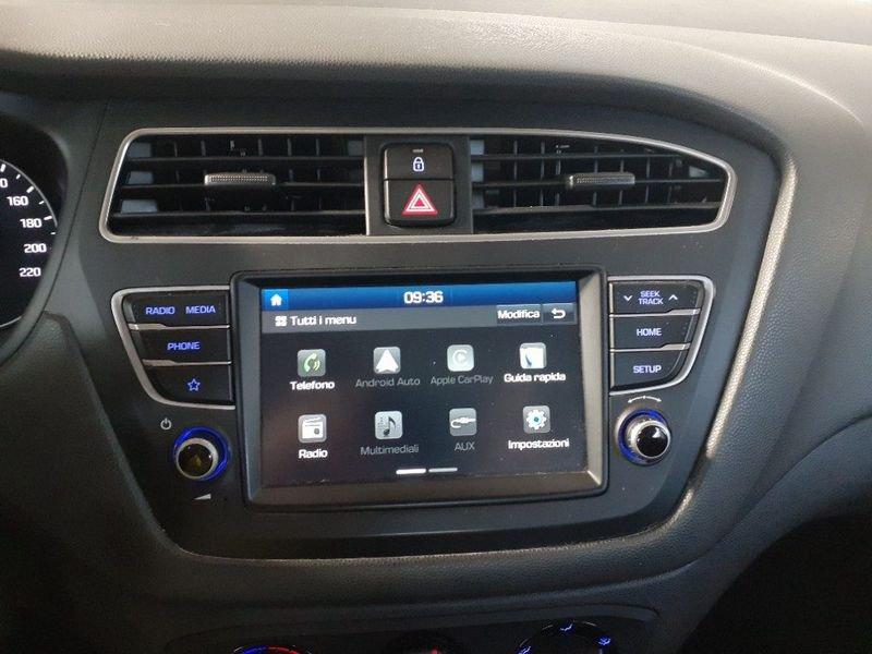 Hyundai i20 1.2 5P GPL - PER NEOPAT - GARANZIA - KM CERTIFIC