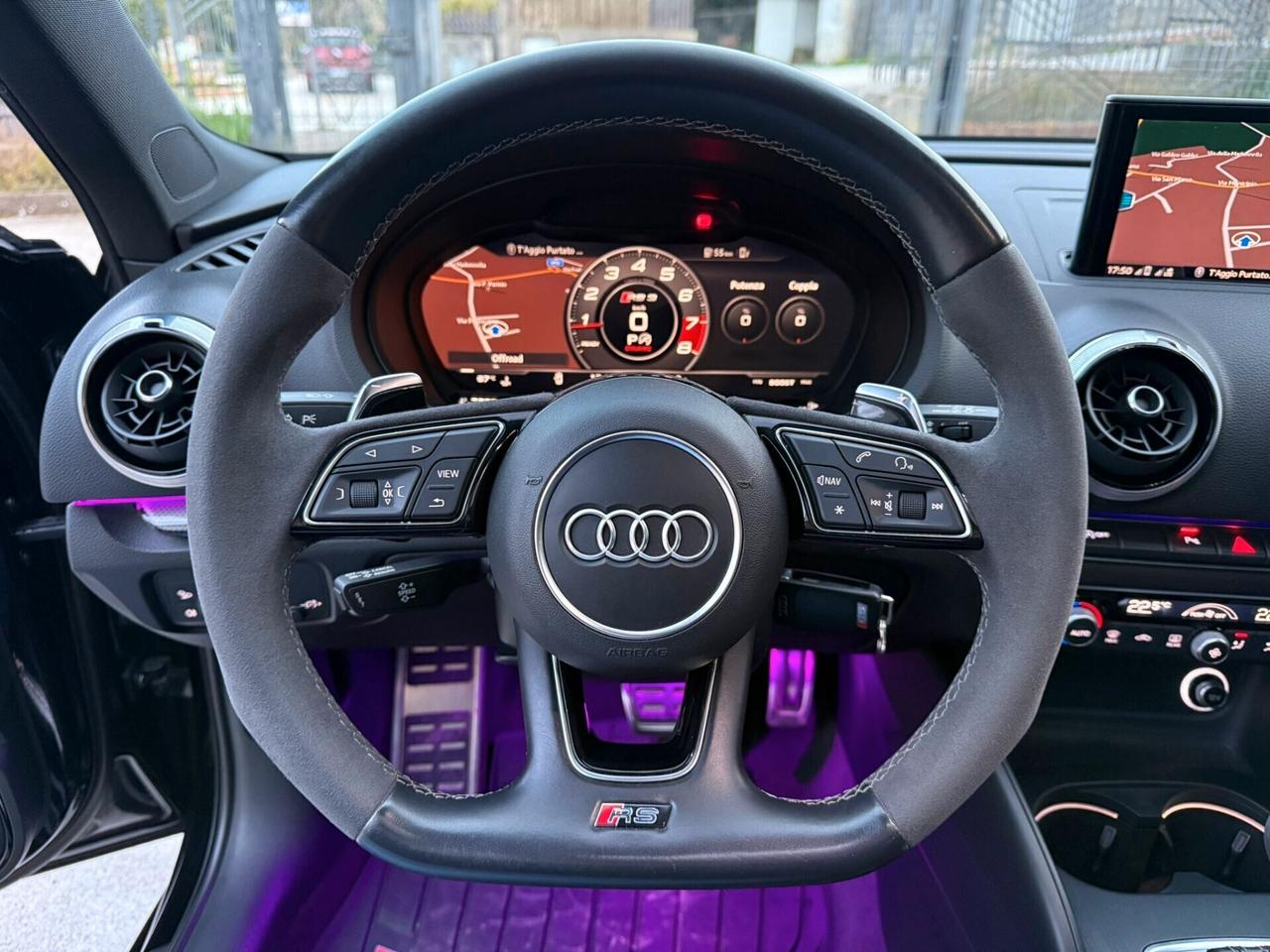 Audi RS3 SPB 2.5Tfsi 400Cv Quattro S-Tronic Total Black Tetto Virtual