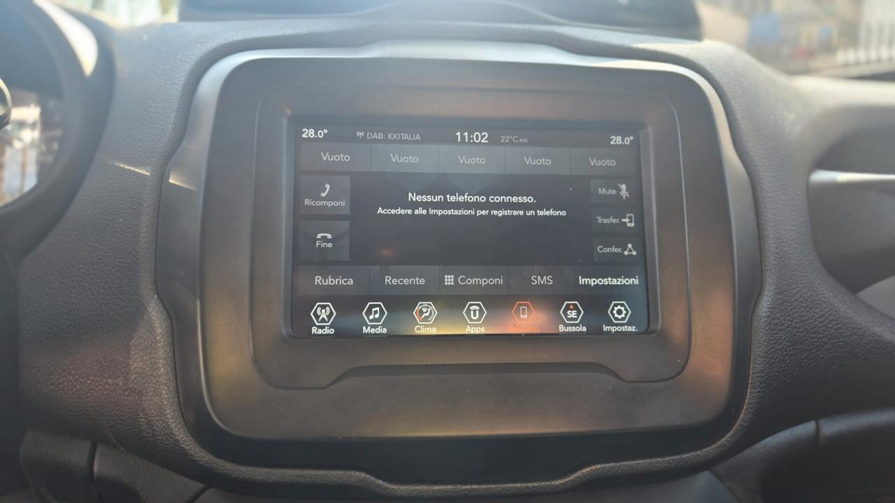 Jeep Renegade 1.6 mjt Limited 120CV Uff Italy Led Clima Lega