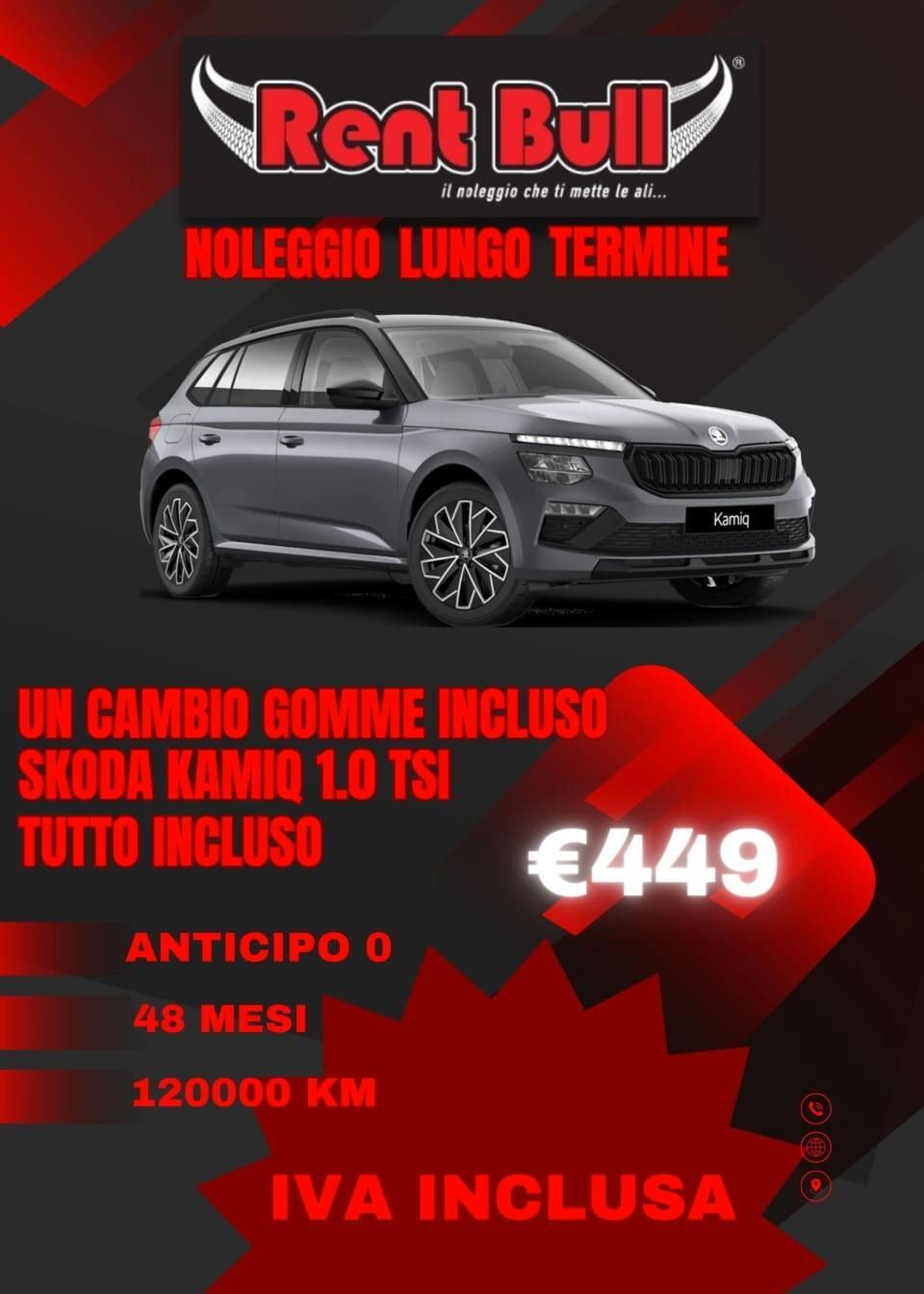 NOLEGGIO A LUNGO TERMINE SKODA KAMIQ