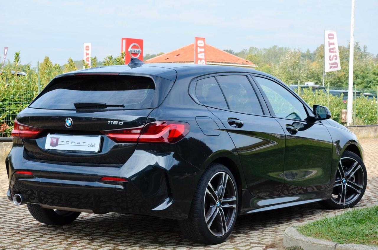 BMW 116d MSPORT 116cv AUTO, SERVICE UFF BMW, UFF ITALIANA, EURO 6D, APPLE, NAVI, FARI LED, PERMUTE