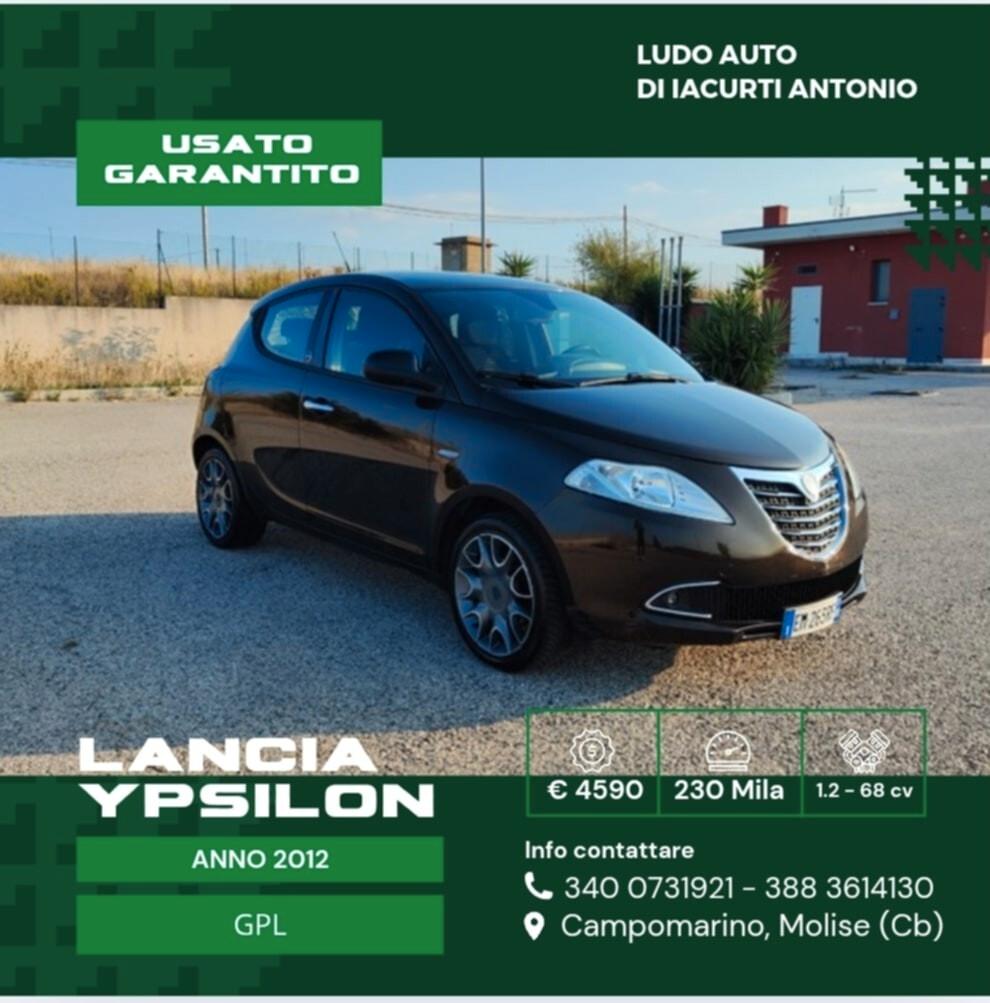 Lancia Ypsilon 1.2 69 CV 5 porte GPL Ecochic Gold