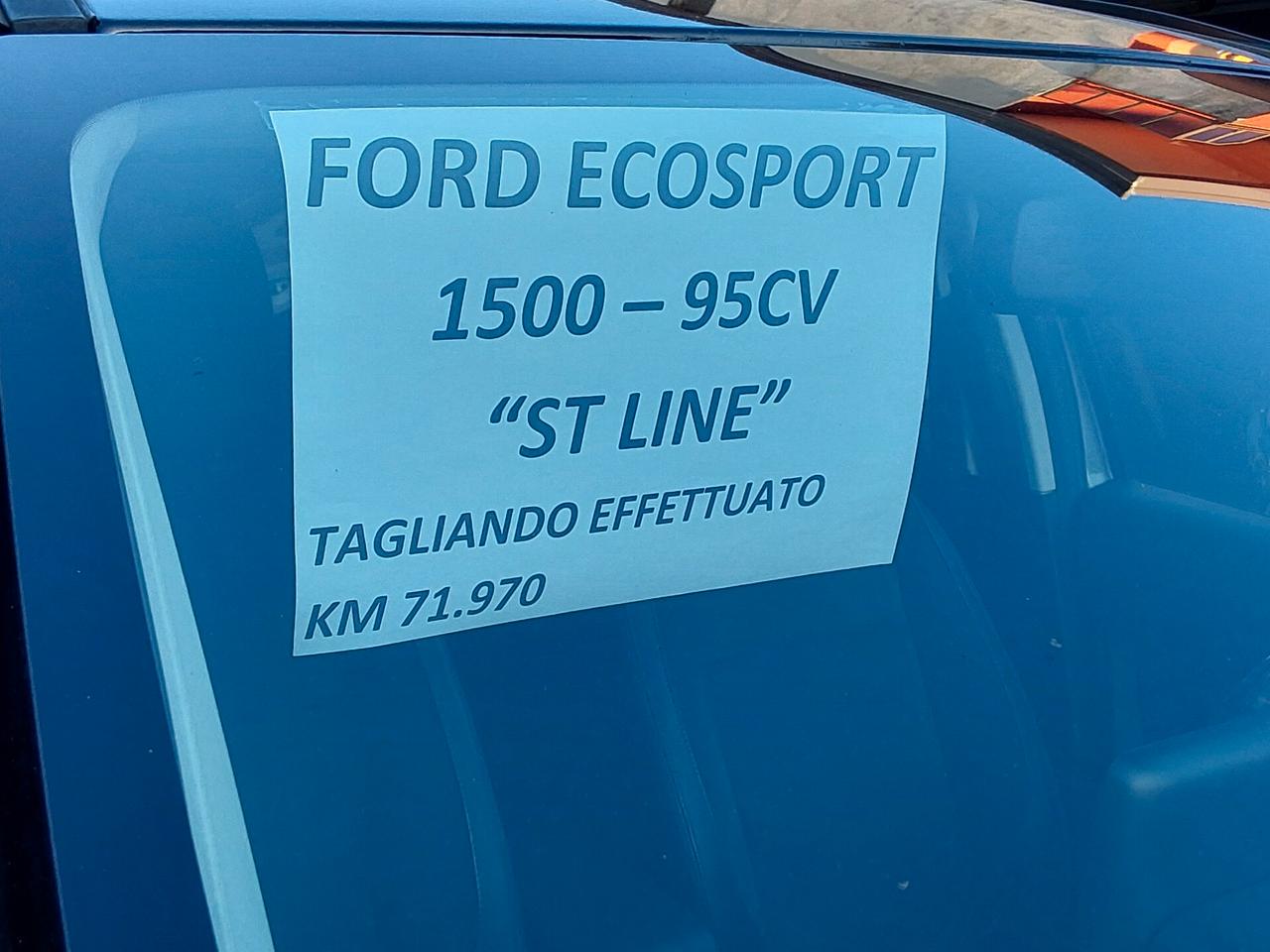 Ford EcoSport 1.5 Ecoblue 95 CV Start&Stop ST-Line