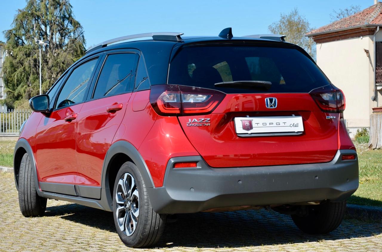 HONDA JAZZ CROSSTAR 1.5 HEV EXECUTIVE BICOLOR 98cv ECVT, UNICOPROPRIETARIO, SERVICE HONDA, UFF ITALIANA, EURO 6D, HIGH BEAM, RETROCAMERA, APPLE ANDROID, PERMUTE