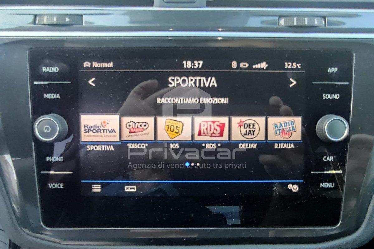 VOLKSWAGEN Tiguan 1.6 TDI SCR Sport BlueMotion Technology