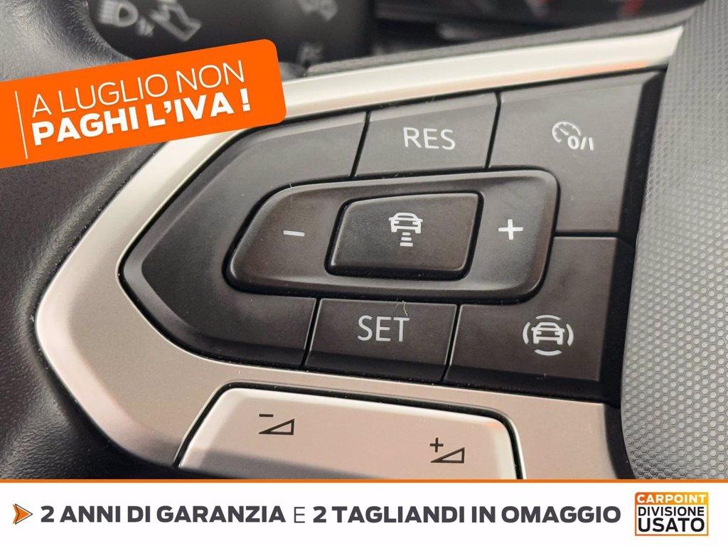 VOLKSWAGEN T-cross 1.0 tsi style 95cv del 2022
