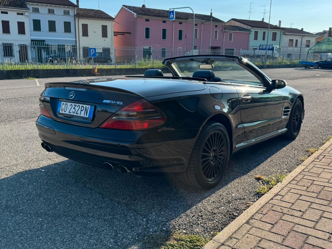 Mercedes SL 55 AMG targa oro