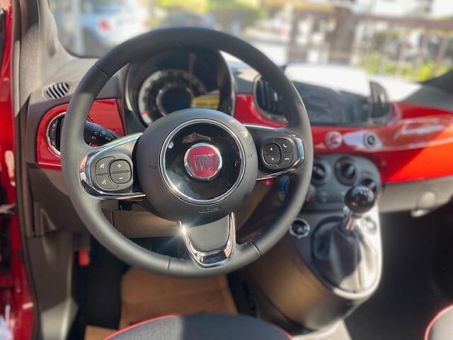 Fiat 500 1.0 Hybrid Red