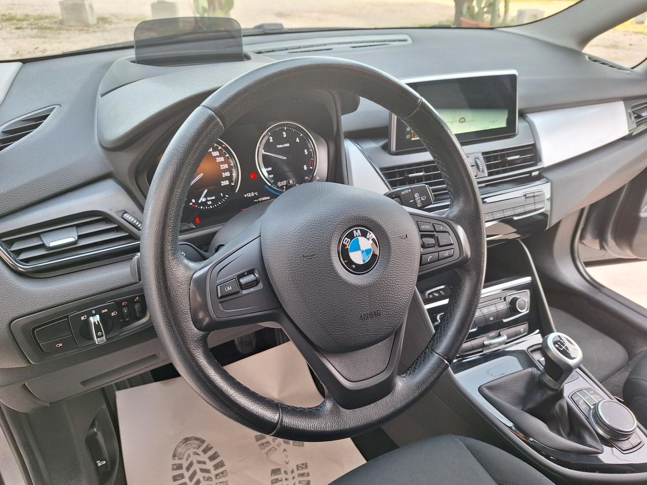 Bmw 216d GRAN TOURER 7 POSTI NAVI 2018