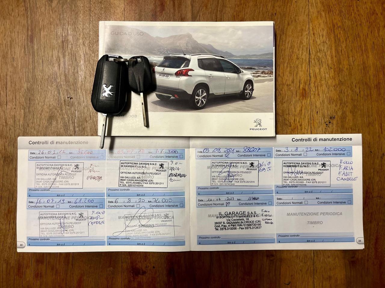 Peugeot 2008 1.6benz 2014 141.000km tagliandati