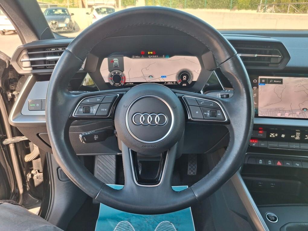 Audi A3 SportBack 2.0 TDI PELLE-TETTO-CERCHI 18