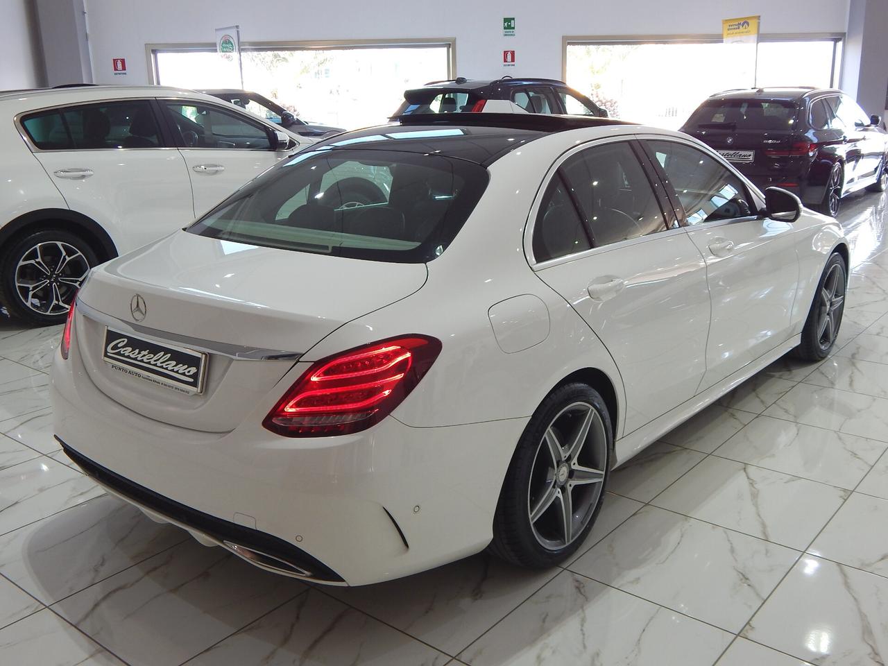 Mercedes-Benz C 220 d Premium AMG Aut. TETTO-NAVI-PELLE-PARK-XENON-LED