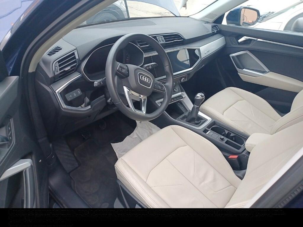 AUDI Q3 35 TDI 150CV 6M. BUSINESS ADVANCED ( FARI LED - VIRTUAL COCKPIT - TETTO PANORAMICO APR. - CRUISE - PELLE - NAVI - PDC - CERCHI 18 )