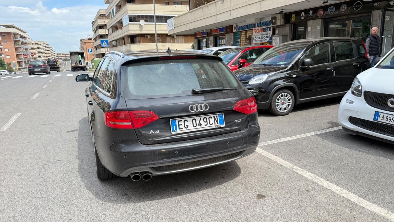 Audi A4 Avant 2.0 TDI 143CV F.AP. multitronic S.LINE LED NAVI TETTO APRIBILE PDC ALCANTARA BLUETOOTH CERCHI