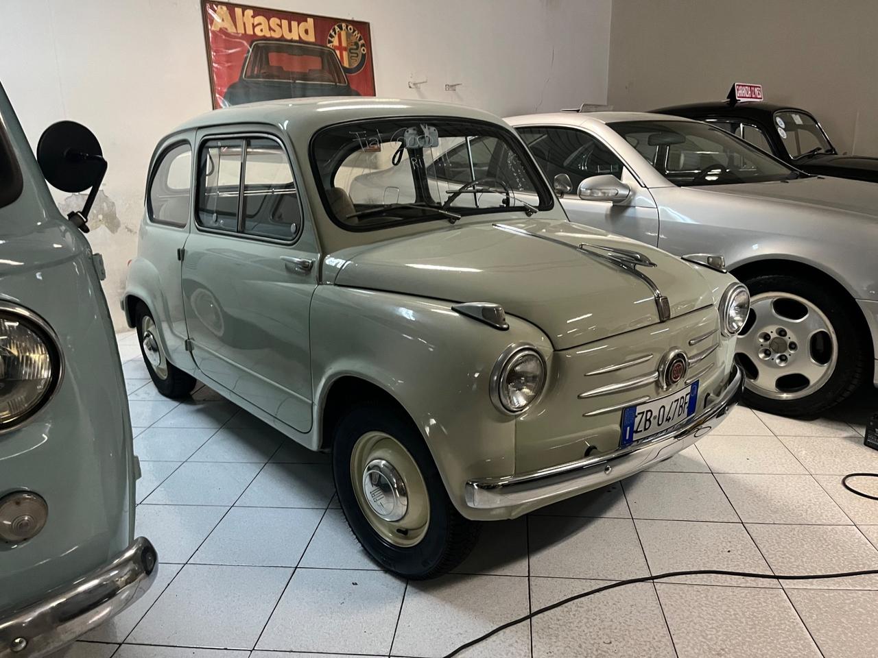 Fiat 600 Prima serie vetri scorrevoli - 1956