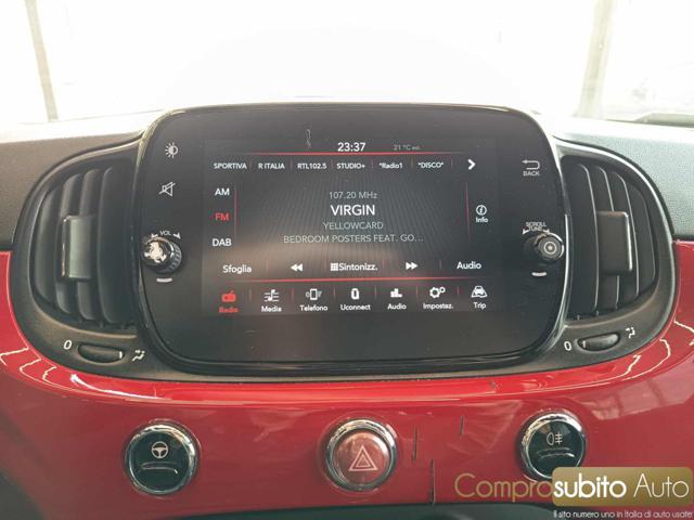 FIAT 500 1.0 Hybrid Red