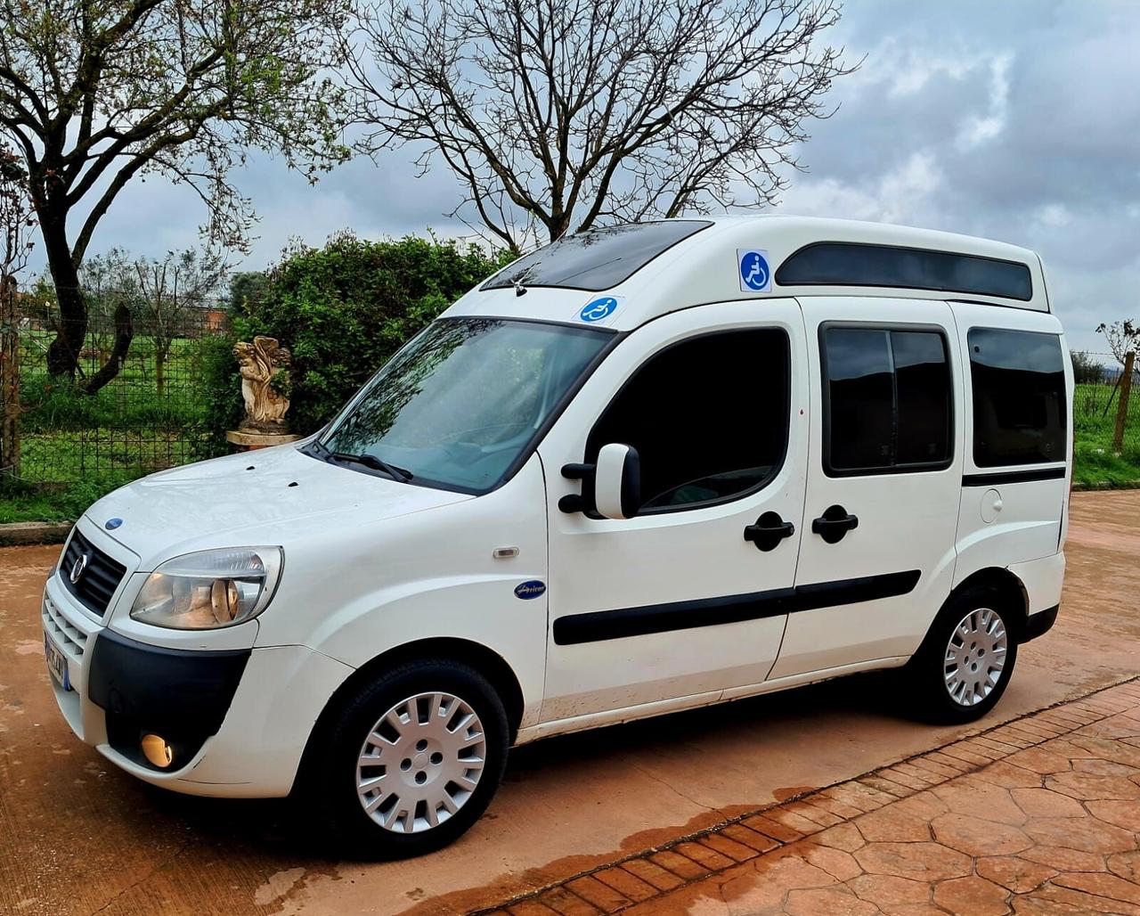 Fiat Doblo Doblò 1.9 120cv TETTO ALTO TRASPORTO DISABILI unipro'